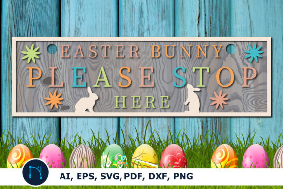 Download Easter Welcome Sign for Door Decor SVG - Premium Resources
