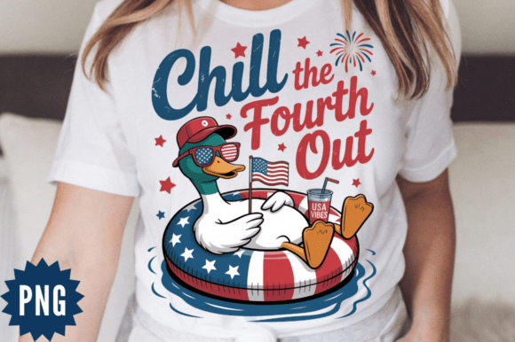 Download Chill Duck USA Float Sublimation Design - Sublimation Collection