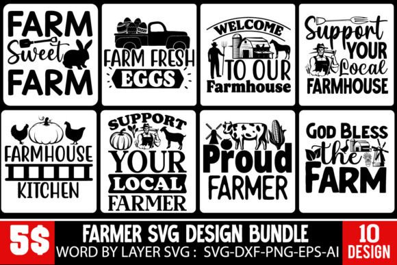 Download FarmHouse SVG BUndle - Farmhouse Collection