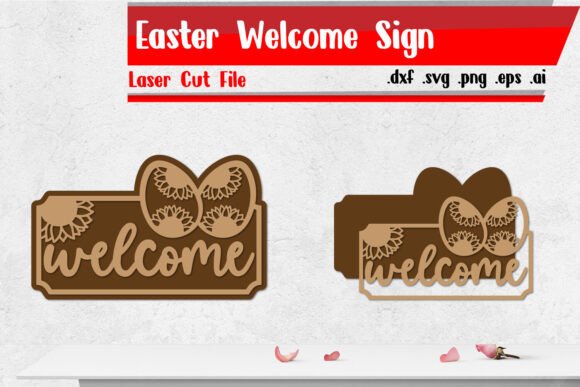 Download Easter Welcome Sign - Laser Cut Files - Easter welcome sign Collection