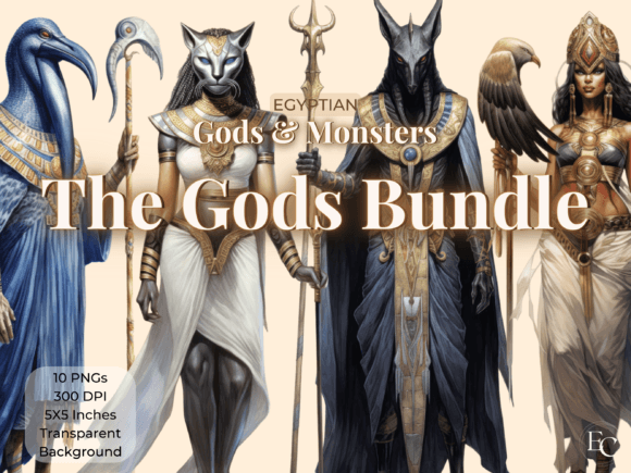 Download Egyptian Gods Sublimation Bundle - Sublimation Collection