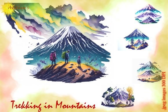 Download Trekking in the Mountains - Sublimation - Sublimation Collection