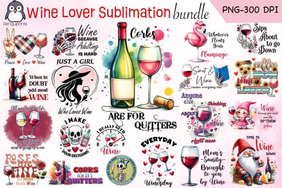 Download Wine Lover Sublimation Bundle - Sublimation Collection