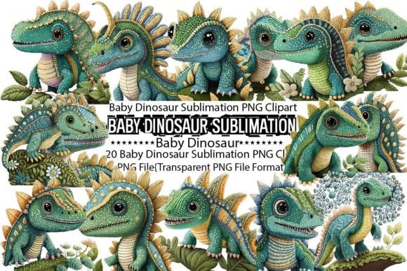 Download Baby Dinosaur Sublimation Bundle - Sublimation Collection