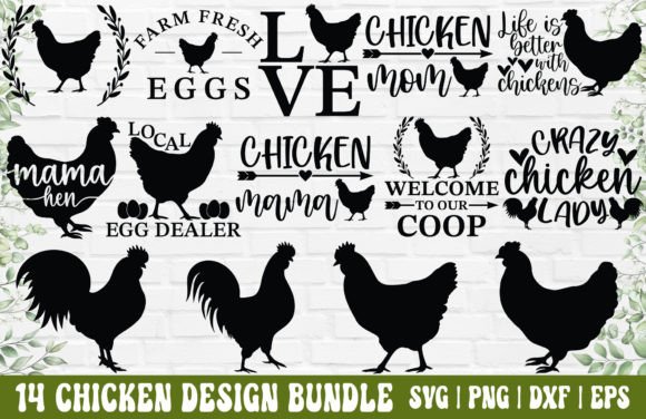 Download Chicken SVG/PNG Bundle - Farmhouse SVG - Farmhouse Collection